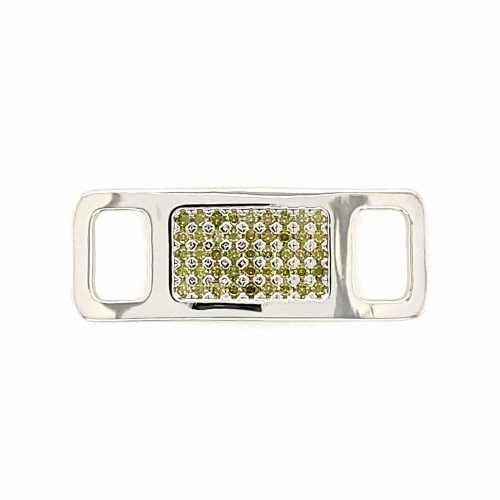 TAGS Silver-Rhodium-Olive CZ