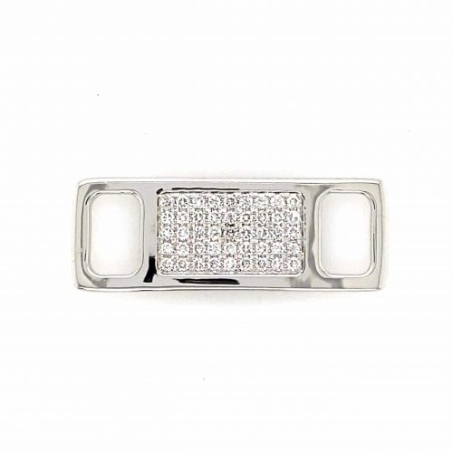 TAGS Silver-Rhodium-White CZ